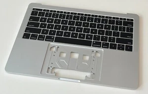 Apple MacBook Pro A1708 2016 2017 Palmrest Keyboard Top Case Silver OEM Grade B - Picture 1 of 4