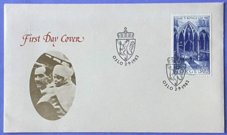 OSLO, NORWAY, RARE ! 1982 FIRST DAY COVER ! - Изображение 1 из 1