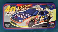 Sterling Marlin #40 Nascar 50th Anniversary Coors Light Plastic License Plate