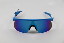 Oakley Youth Resistor Prizm Sapphire Lenses White Frame Sunglasses OJ9010-2523
