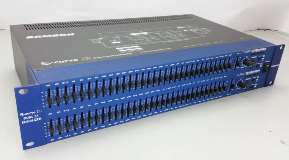 SAMSON S curve 231 graphic equalizer  Dual 31 band - Image 1 of 4