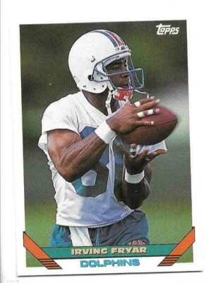 IRVING FRYAR 1993 TOPPS CARD NEAR MINT+ CONDITION - Image 1 of 2