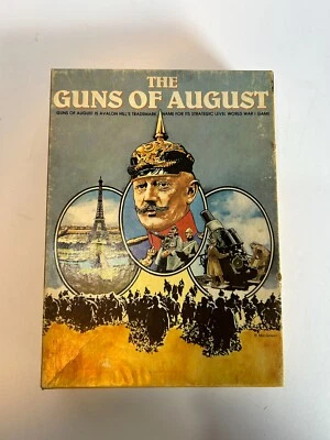 Vintage 1981 Avalon Hill Guns Of August WWI Strategy Bookcase Game - Complete - Image 1 of 4