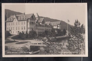 Norway - Kvikne Hotel Balholmen, Bergen old PC Post Card Circa 1920-th - Imagen 1 de 2