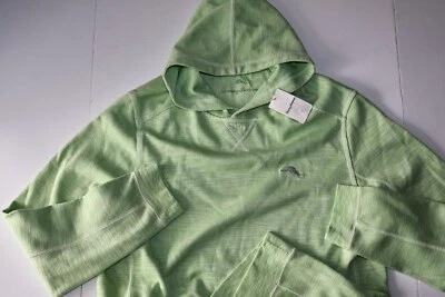 Tommy Bahama 多巴哥湾套衫连帽衫运动衫冰淇淋绿色全新 M 码 — 第 1/4 张图片