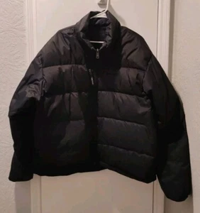 Timberland Reversible Weather Gear Duck Down Jacket Men's Black XXL Packable  - Picture 1 of 16