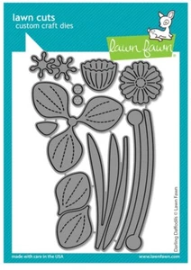 New! Lawn Fawn DARLING DAFFODILS Lawn Cuts Die Set LF3097 - Picture 1 of 1