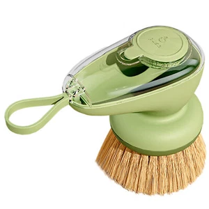 Dish Brush with Soap Dispenser Sink Scrubber Soap Dispenser Dish Brush Palm - Picture 1 of 12