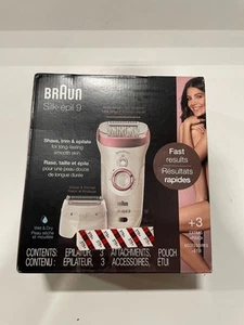 Braun Epilator Silk-épil 9 9-720, Hair Removal Women Device Epilator - Picture 1 of 2
