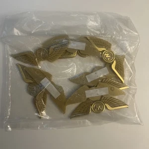 Versiegelte Tasche mit 10 Original NWA Northwest Airlines Jr Flügeln für Kinder - Bild 1 von 2