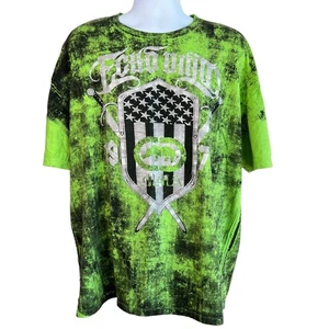 Camiseta De Colección Y2K Ecko Unltd MMA Escudo Talla 3X-Grande Grunge Ropa de Calle Urbana - Imagen 1 de 5