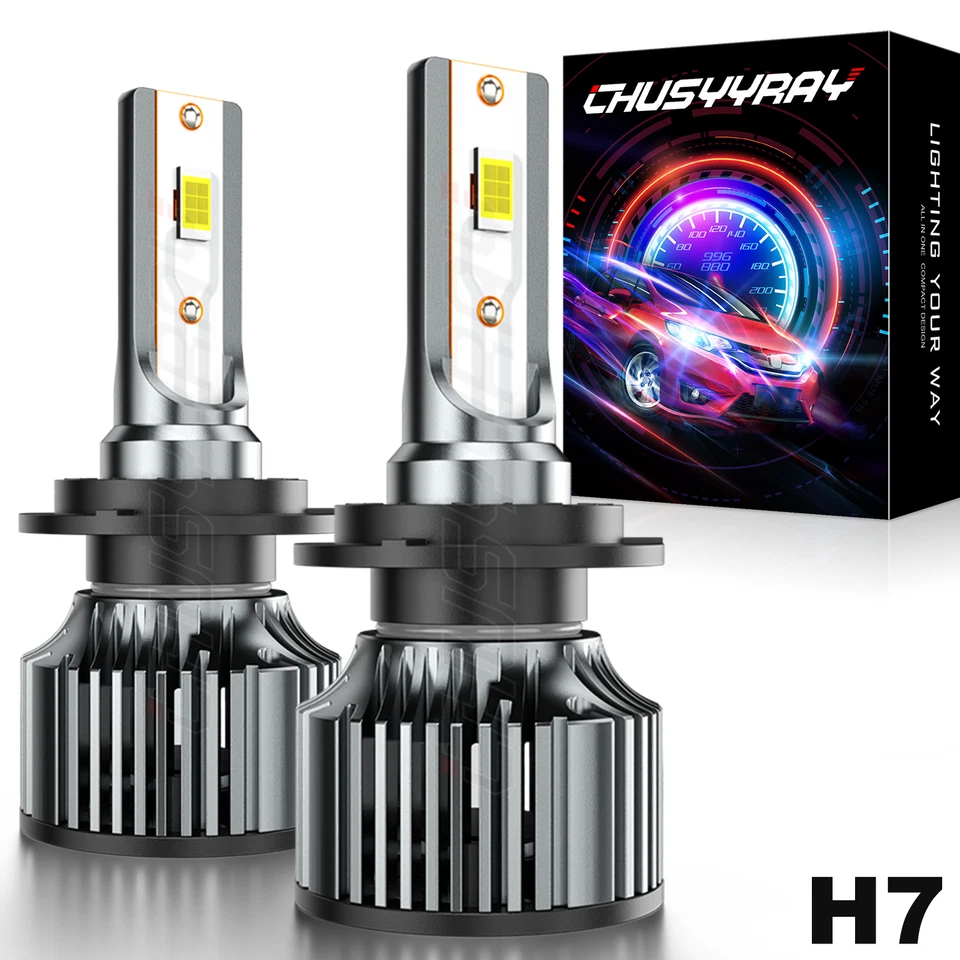Kit de 2 bombillas de faros LED H7 haz alto bajo para Cadillac Catera 1997-2001 Foto 1 de 4