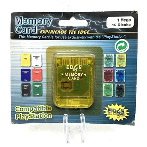 Playstation Memory 1 mega cards Compatible New Sealed # QD - Picture 1 of 1