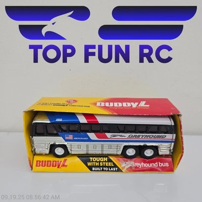Buddy L Greyhound Bus Tough Steel 1983 Vintage RARE - Image 1 of 2