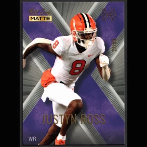 JUSTYN ROSS 2022 Wild Card Matte #MXP-28 Purple X-Plode /50 - Picture 1 of 2