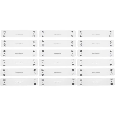  Set of 3 Record Divider Cd Classification Card Index Dividers Vinyl - Image 1 of 4