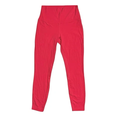 LULULEMON ALIGN PANT 25" GUAVA PINK - SIZE 6 - Image 1 of 4