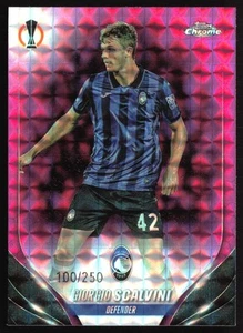 2023-24 Topps Chrome UEFA #37 Giorgio Scalvini Pink Geometric Refractor - Picture 1 of 2