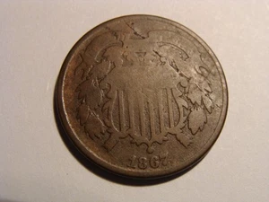 1867 Two Cent Pc. - Picture 1 of 2