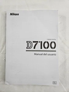 Nikon D7100 Complete User's Guide Manual Book Spanish Only Manual del Usuario - Foto 1 di 10