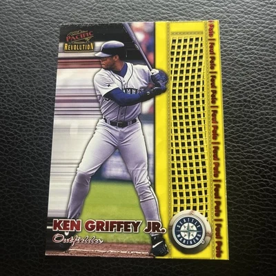 Ken Griffey Jr. 1998 Pacific Revolution Foul Pole Net Fusion #8 Seattle Mariners - Image 1 of 2