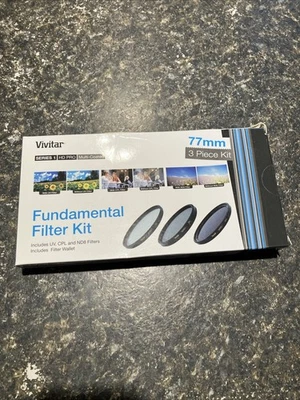 Vivitar Series 1 Fundamental Filter Kit 77mm - 3 Piece Kit HD PRO - Image 1 of 2