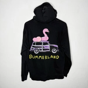 AJR Bummerland Black Hoodie Sweatshirt Medium Hooded Pullover Flamingo Woody Car - Picture 1 of 12