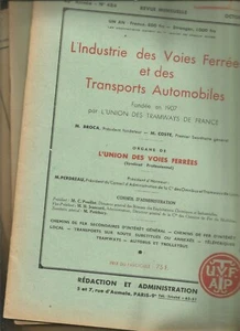Lot de 13 revues - L'industrie des voies ferrées et des transports automobiles - Foto 1 di 4