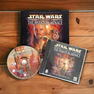 Star Wars Episode I The Phantom Menace PC Game Disc 1999 CD-ROM with Case Manual - Image 1 of 4