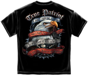 TRUE PATRIOT- I AM AN AMERICAN SOLDIER T Shirt - Picture 1 of 2