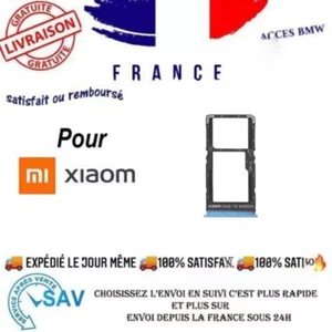 Tiroir Sim Premium Bleu Mer pour Xiaomi Redmi 10 2022 - Imagen 1 de 1