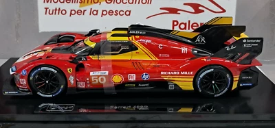 BURAGO 1/18 - FERRARI 499P 2024 N° 50 WINNER LE MANS FUOCO MOLINA NIELSEN - Photo 1/4