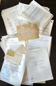 WWII Ephemera LOTTO MN Militare Minneapolis Moline Honeywell Papers Forms Dibrell - Foto 1 di 24