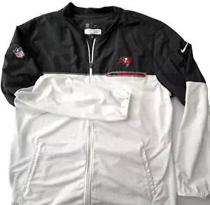 Tampa Bay Buccaneers Nike On Field Jacket Mens XL Gray Player Issued Windbreaker - Picture 1 of 9