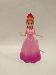 2009 Mattel Polly Pocket Disney Princess Magic Clip Anna 4" Loose Figurine - Picture 1 of 7