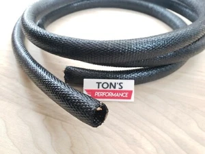 10 feet 3/4" I.D. ASPHALT CLOTH WIRE LOOM ORIGINAL RESTORATION CONDUIT VINTAGE  - Picture 1 of 2