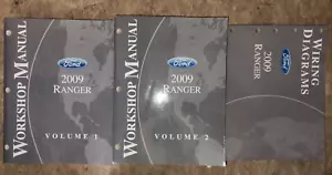 2009 Ford Ranger Service Manuals Set of 3 - Foto 1 di 1