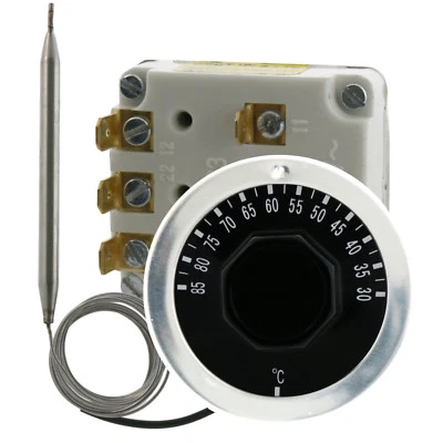 Thermostat dreiphasig 3-polig Heizgeräten Steuerung Temperaturregler 3x 16A - Bild 1 von 4