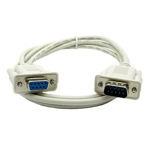 DB9 Male to DB9 Female Serial Extension Cable Wire Replacement High Quality - Picture 1 of 6