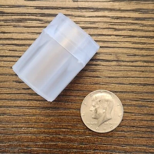 5 Guardhouse Half Dollar Stackable Square Plastic Coin Tubes With Snap-Tight Lid - Picture 1 of 2