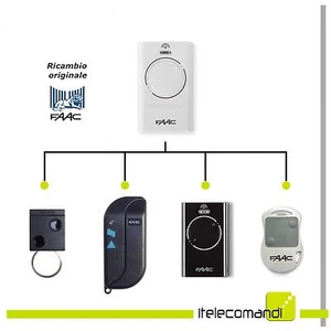 RADIOCOMANDO TELECOMANDO ORIGINALE FAAC DL2 868 MHZ - Imagen 1 de 1