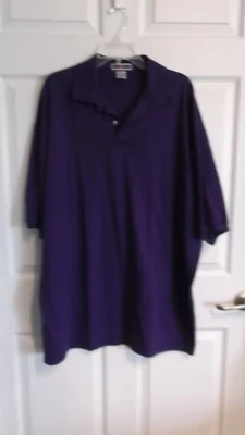 EUC Jerzees mens 3xl short sleeve polo shirt purple - - Image 1 of 3