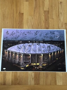 SYRACUSE Basketball SU Signed Dome Photo By 54 JSA Boeheim Carmelo Sherman +++++ - Picture 1 of 9