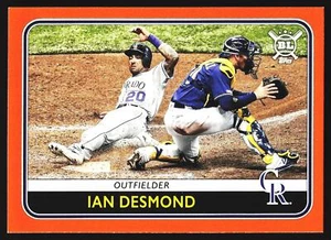 Ian Desmond Colorado Rockies 2020 Topps Big League MLB card No.80 - Picture 1 of 2