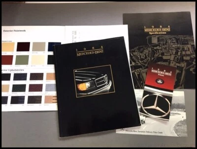 1984 Mercedes Benz BIG 72-page Brochure Catalog - 300TD 300SD 380SL 500SEL 300E Foto 1 de 4