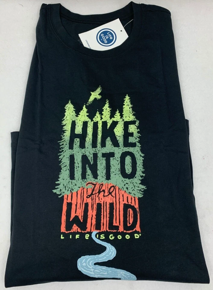 Camiseta de hombre Life is Good manga larga grande senderismo Foto 1 de 1