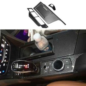 For Cadillac CT6 2019 Carbon Fiber Inner Gear Shift Box Panel Cover Trim 4PCS - Picture 1 of 8