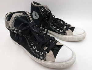 Converse All Star Chuck Taylor Double Upper Sneaker Mens Size 9 Shoes Black Gray - Picture 1 of 14