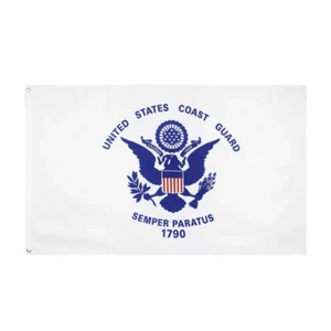 Guardia Costera de los Estados Unidos 3x5 bandera interior/exterior - Imagen 1 de 5