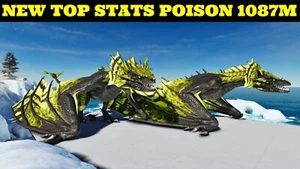 🔥ARK Survival Ascended PvE PC/XBOX/PS5 NUOVO Top Stats Viverna Velenosa 13kHp 1087m - Foto 1 di 14